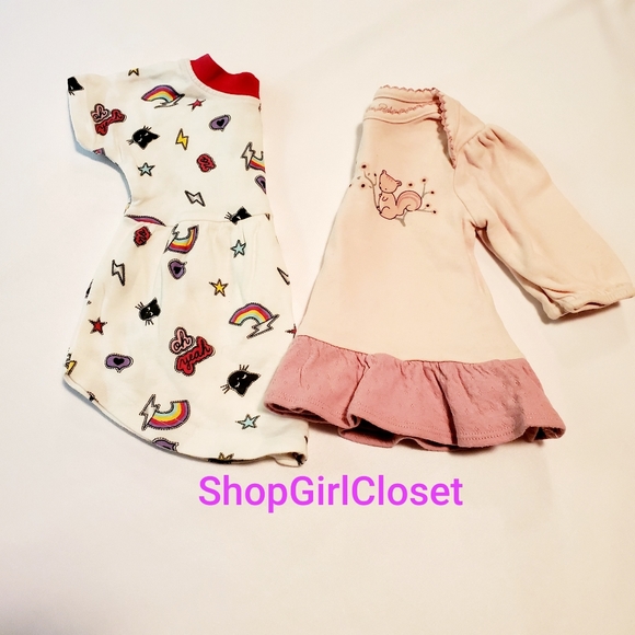 2pc Dress Bundle Girls 0-3 Months